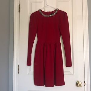 Red dress